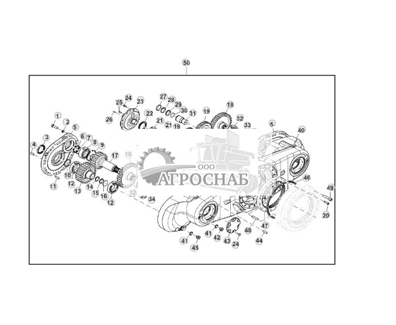 Bogie Assembly, Rear Axle LOK 162 ( - 001508) - ST152316 2.jpg